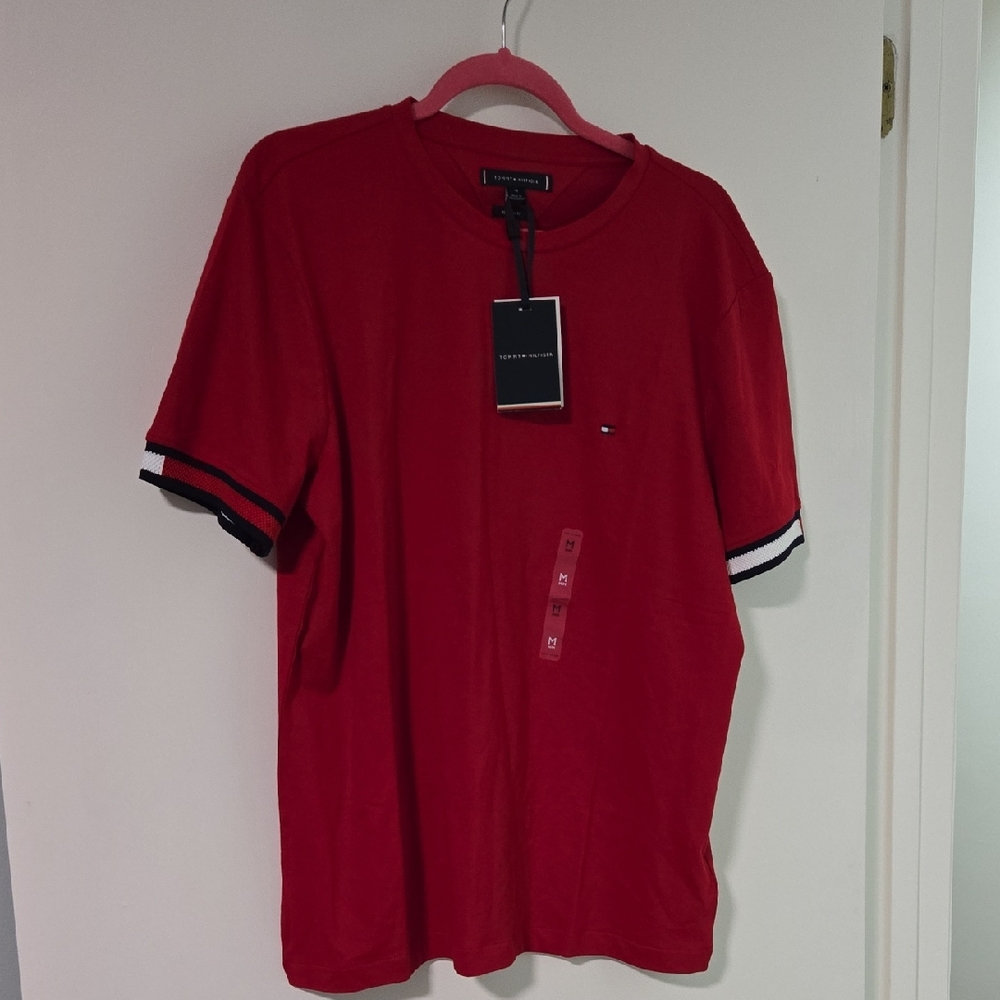 Tommy Hilfiger Red Short Sleeve Tee